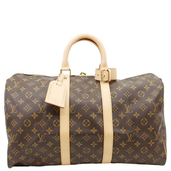 Louis Vuitton  Keepall 45 Monogram Canvas Travel Bag Brown - Picture 1 of 16